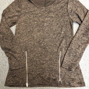 Zipper Accent Sweater